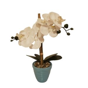 White Faux Floral Arrangement